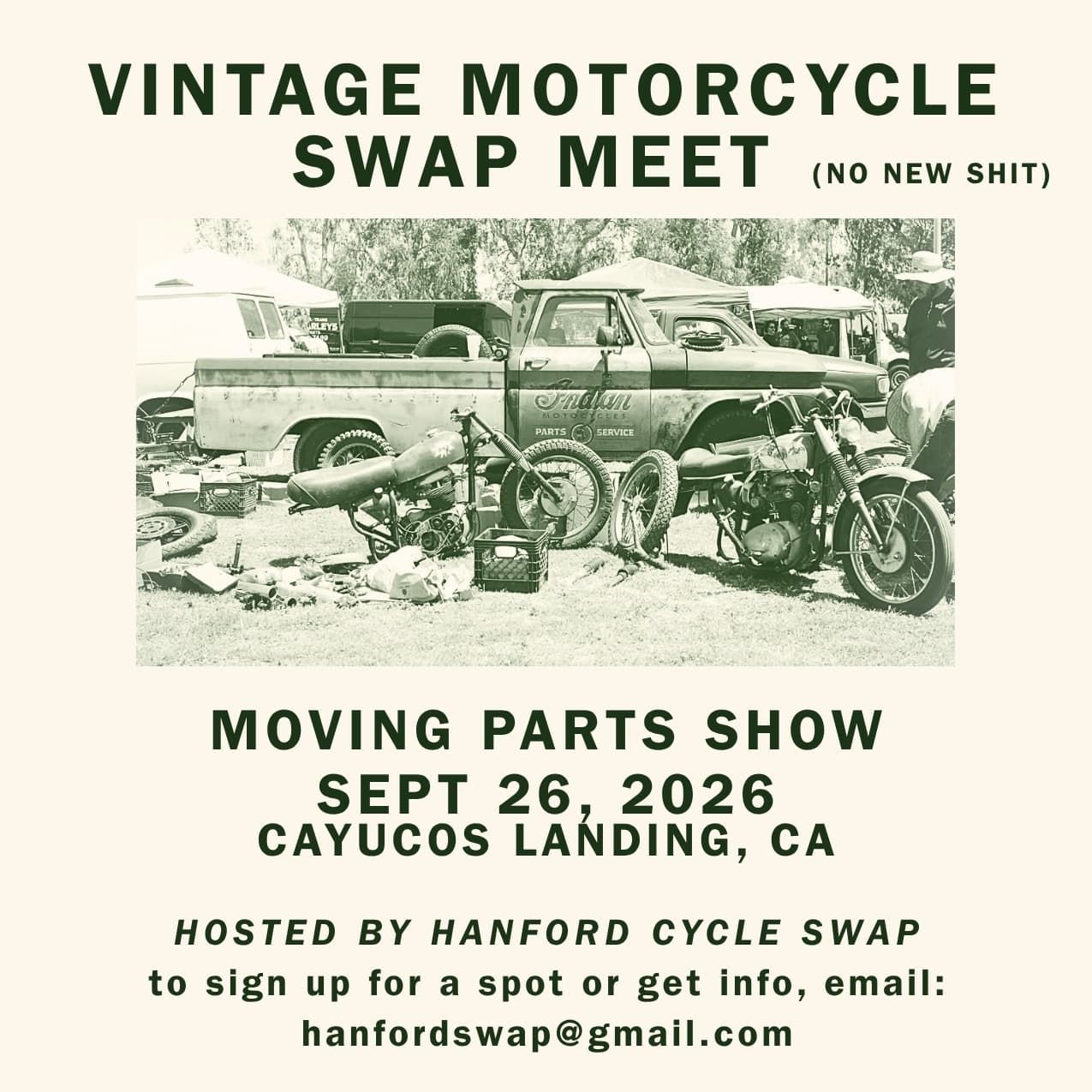 Moving Parts Cycle Swap 2026 flyer